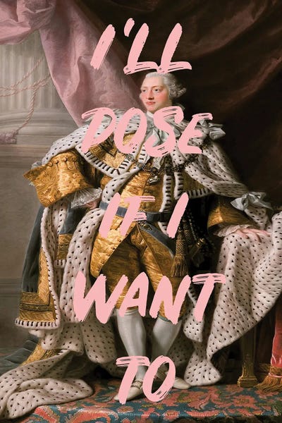 Historical Fashion: Poser - The King by Grace Digital Art Co