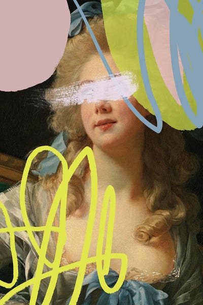 Pop Collage: Graffiti Madame by Grace Digital Art Co