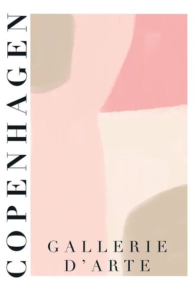 Copenhagen Modern Art by Grace Digital Art Co framed wall art