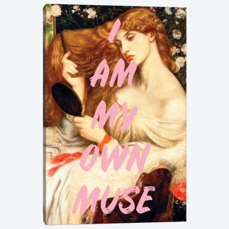 My Own Muse Altered Art Canvas Print #RAB408} by Grace Digital Art Co Canvas Artwork