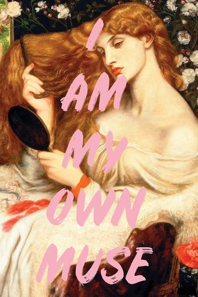 Grace Digital Art Co: My Own Muse Altered Art by Grace Digital Art Co