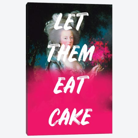 Let Them Eat Cake Canvas Print #RAB415} by Grace Digital Art Co Canvas Wall Art