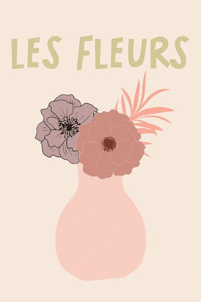 The Cut Outs Collection: Floral French Art by Grace Digital Art Co