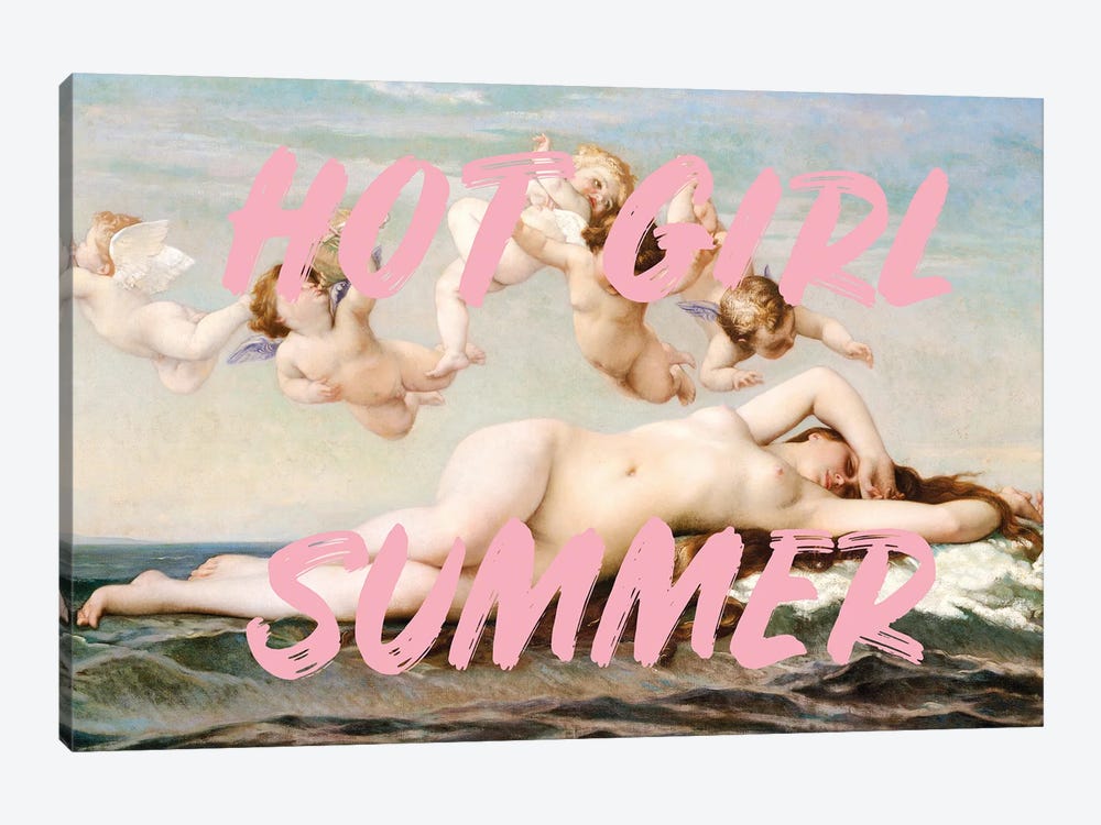 Hot Girl Summer by Grace Digital Art Co 1-piece Canvas Artwork