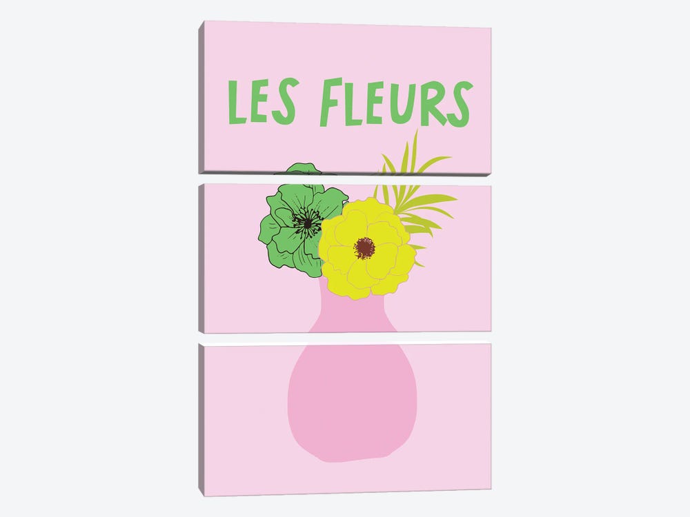 French Florals by Grace Digital Art Co 3-piece Art Print