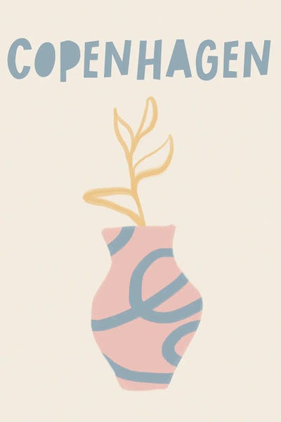 Denmark: Copenhagen Pastels by Grace Digital Art Co