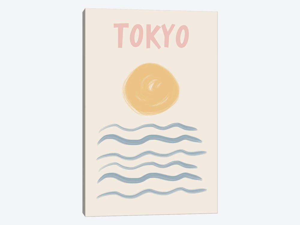 Tokyo Pastels by Grace Digital Art Co 1-piece Art Print
