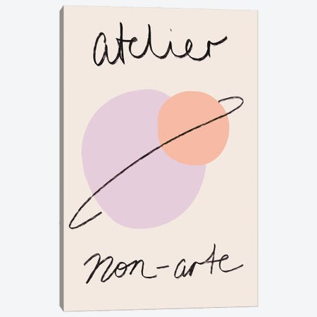 Atelier Nordic Pastel Illustrated Exhibition Art Canvas Print #RAB433} by Ruby and B Art Print
