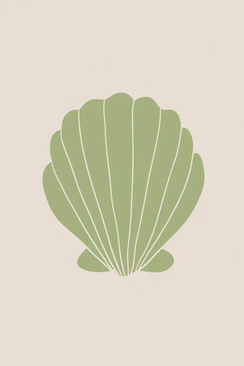 Green Clam Shell