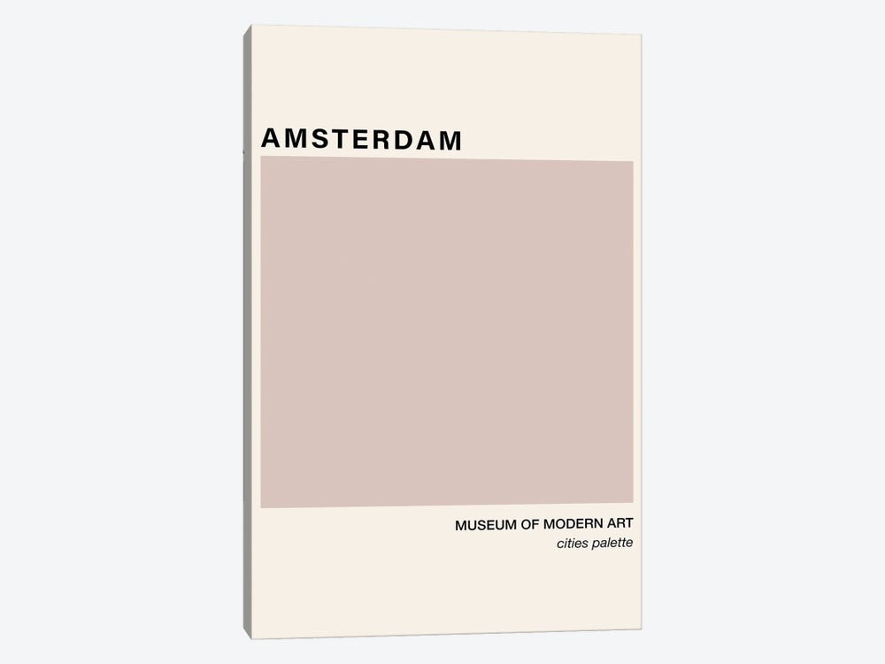 Amsterdam Minimalist by Grace Digital Art Co 1-piece Canvas Print