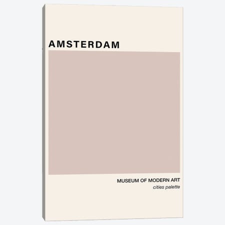 Amsterdam Minimalist Canvas Print #RAB445} by Grace Digital Art Co Canvas Print