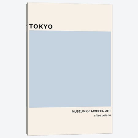 Tokyo Minimalist Canvas Print #RAB447} by Grace Digital Art Co Art Print