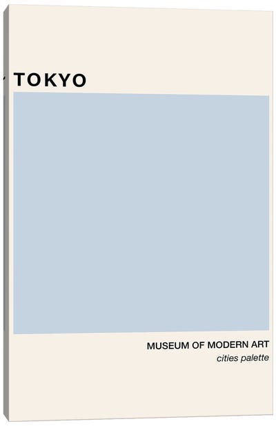 Tokyo Minimalist Canvas Art Print - Tokyo Art