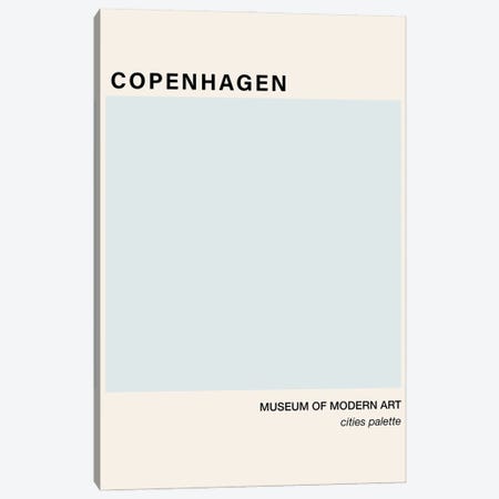 Copenhagen Minimalist Canvas Print #RAB448} by Ruby and B Canvas Artwork