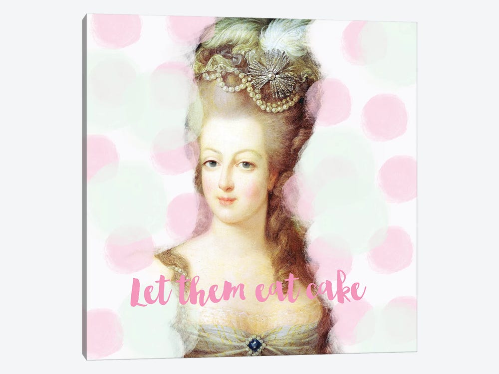 Marie Antoinette Mint Pink by Grace Digital Art Co 1-piece Canvas Art