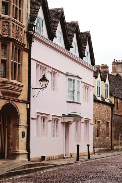 Grace Digital Art Co: Pink House Of Oxford by Grace Digital Art Co