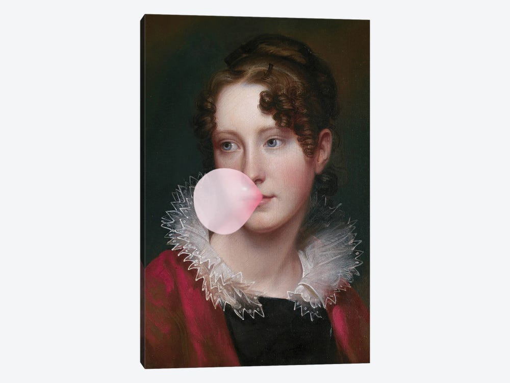 Bubble Gum Portrait II by Grace Digital Art Co 1-piece Art Print