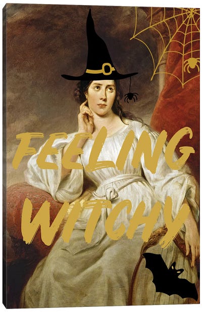 Feeling Witchy Canvas Art Print - Witch Art