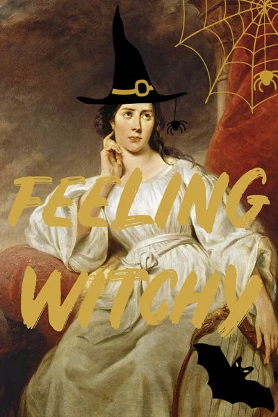 Witches: Feeling Witchy by Grace Digital Art Co