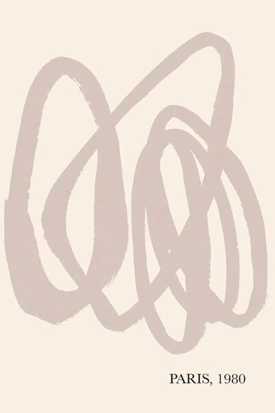 Grace Digital Art Co: Beige Abstract by Grace Digital Art Co