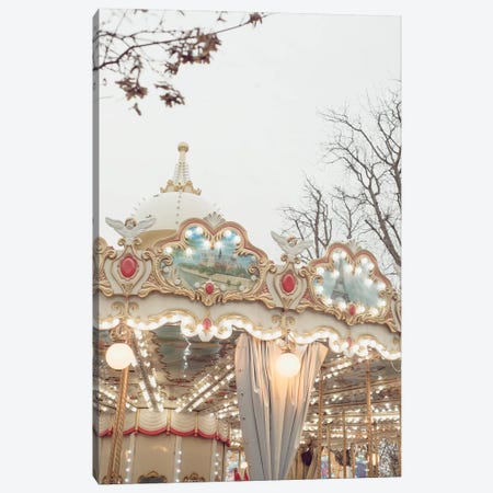Merry Go Round Tuileries Canvas Print #RAB47} by Grace Digital Art Co Canvas Art Print