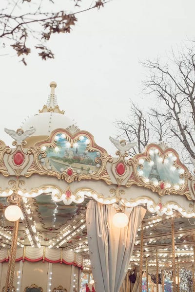 Grace Digital Art Co: Merry Go Round Tuileries by Grace Digital Art Co