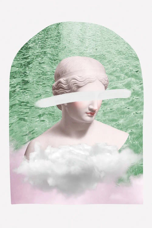 Surreal Goddess by Grace Digital Art Co wall art