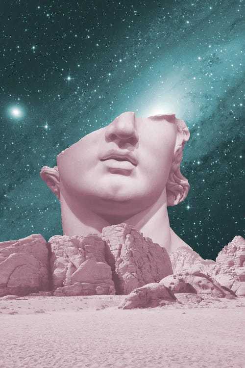 Ancient David Space Statue