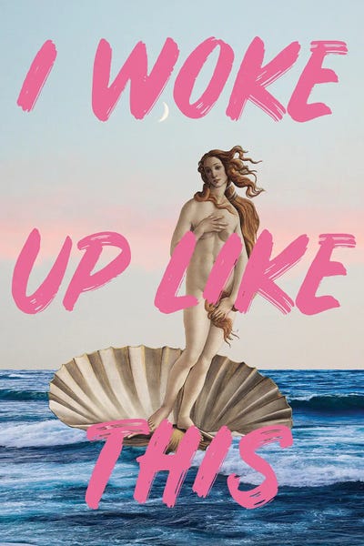 Birth Of Venus: Birth Of Venus Collage by Grace Digital Art Co