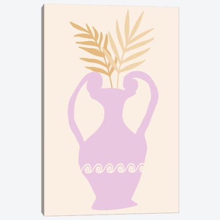 Purple Vase Canvas Print #RAB507} by Ruby and B Canvas Artwork