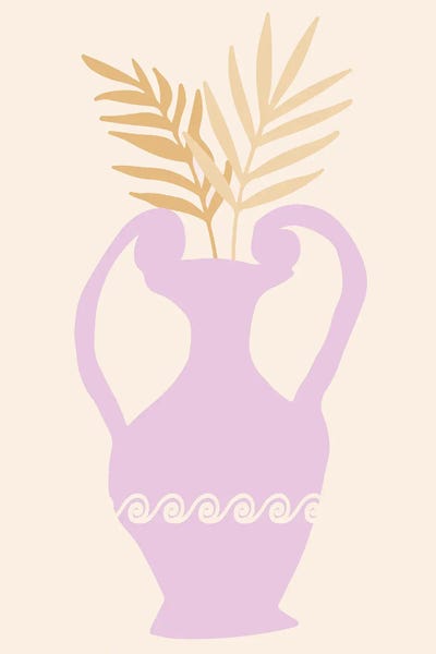 Grace Digital Art Co: Purple Vase by Grace Digital Art Co