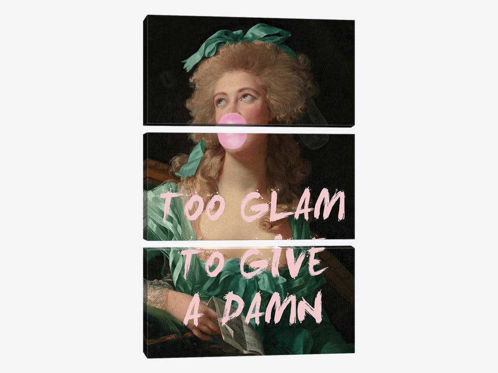 Too Glam V by Grace Digital Art Co 3-piece Canvas Artwork