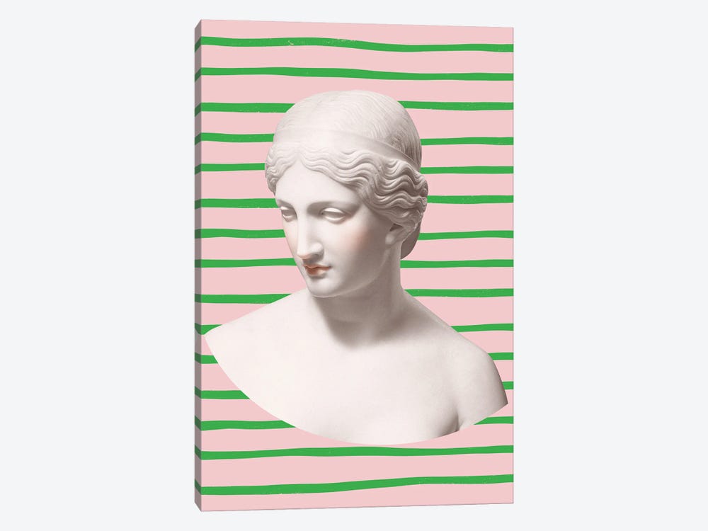 Pink And Green Goddess by Grace Digital Art Co 1-piece Canvas Wall Art