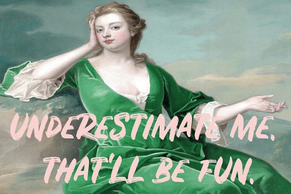 Historical Fashion: Green Altered Art by Grace Digital Art Co