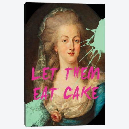 Marie Antoinette Hot Pink Canvas Print #RAB518} by Grace Digital Art Co Canvas Art