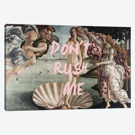 Don't Rush Me Venus Canvas Print #RAB521} by Grace Digital Art Co Canvas Art Print