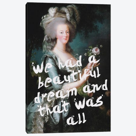 Marie Antoinette's Dream Canvas Print #RAB522} by Grace Digital Art Co Canvas Art Print