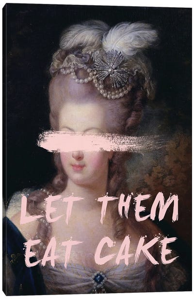 Marie Antoinette Altered Art V Canvas Art Print - Grace Digital Art Co