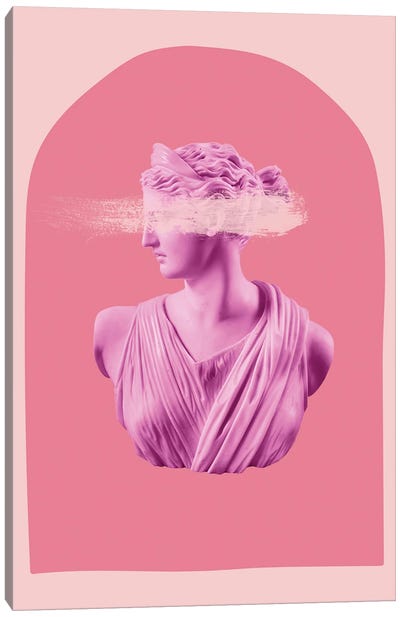 Artemis Pop Pink Canvas Art Print