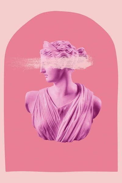 Grace Digital Art Co: Artemis Pop Pink by Grace Digital Art Co