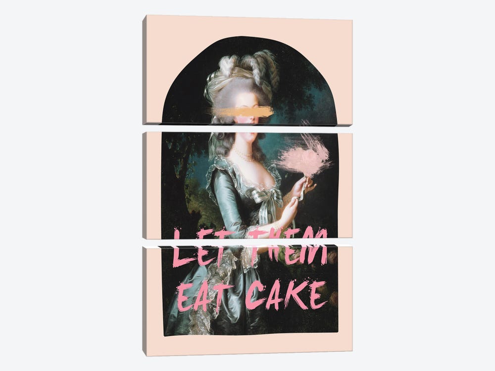 Eat Cake by Grace Digital Art Co 3-piece Canvas Artwork