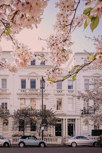 Grace Digital Art Co: Pink Notting Hill by Grace Digital Art Co