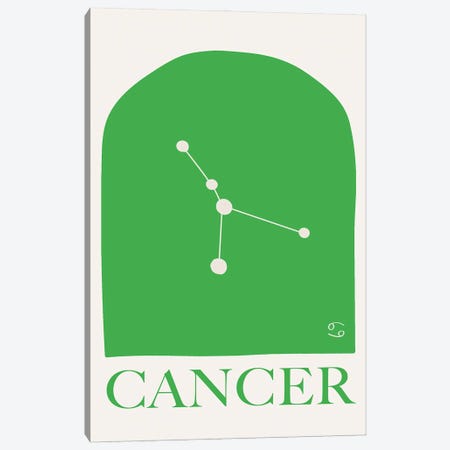 Cancer Zodiac Canvas Print #RAB535} by Grace Digital Art Co Canvas Print