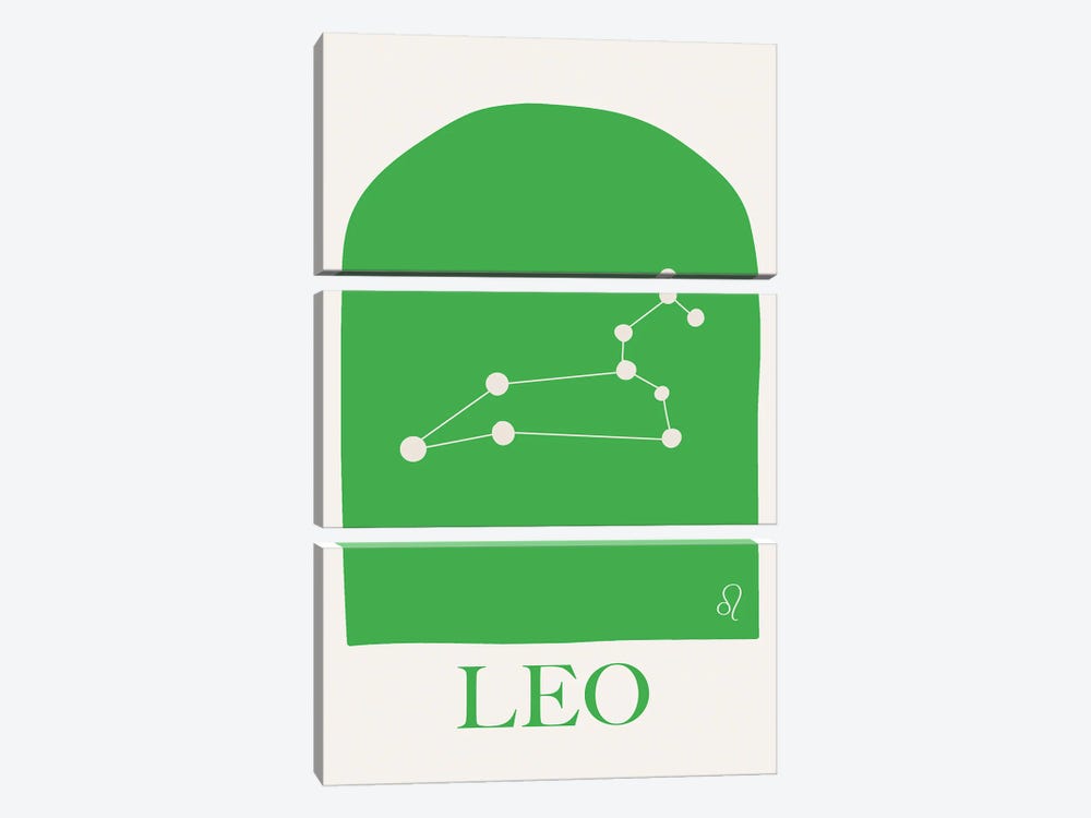 Leo Zodiac by Grace Digital Art Co 3-piece Canvas Artwork
