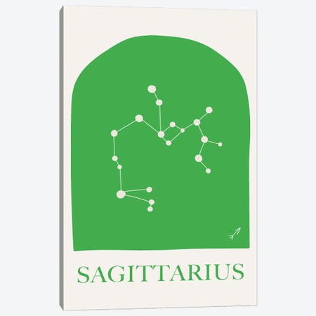 Sagittarius Zodiac Canvas Print #RAB540} by Ruby and B Canvas Print