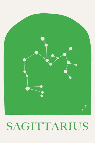 Sagittarius: Sagittarius Zodiac by Grace Digital Art Co
