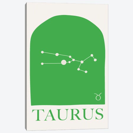 Taurus Zodiac Canvas Print #RAB542} by Grace Digital Art Co Canvas Print