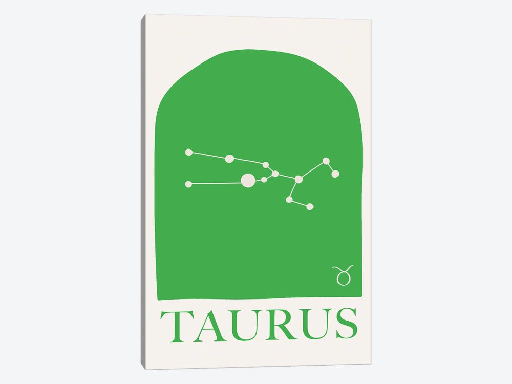Taurus Zodiac by Grace Digital Art Co 1-piece Canvas Print