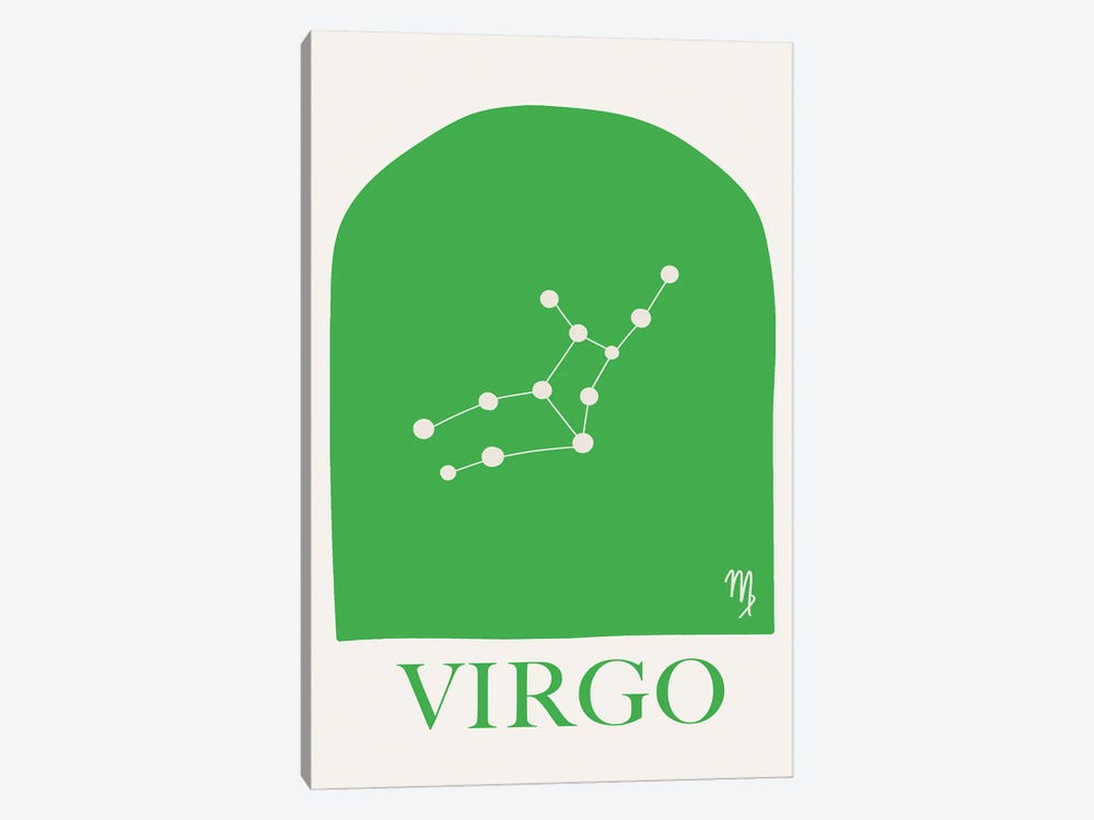 Virgo Zodiac by Grace Digital Art Co 1-piece Canvas Artwork
