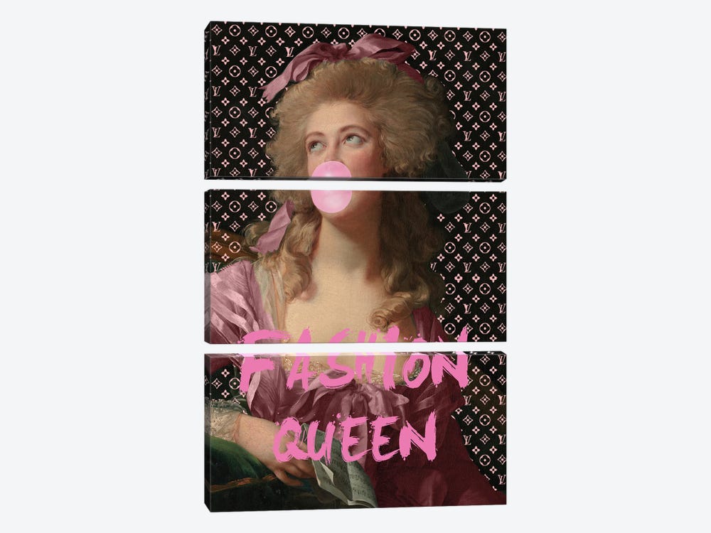 Fashion Queen by Grace Digital Art Co 3-piece Canvas Print